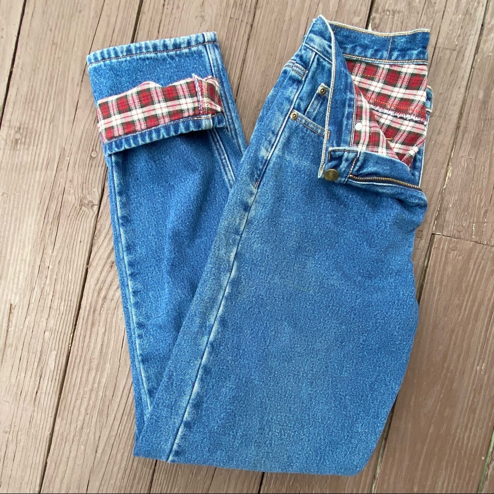 Eddie Bauer Flannel Lined Jeans